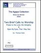 Two Brief Calls to Worship SSA choral sheet music cover